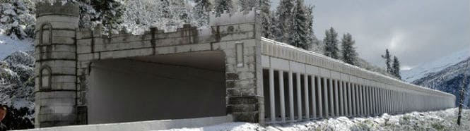 Лавинозащитные галереи Лавинозащитные галереи
